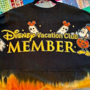 Disney Vacation Club Member Halloween Spirit Jersey - Black and Orange